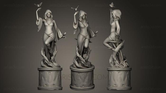 Figurines of girls (STKGL_0115) 3D model for CNC machine